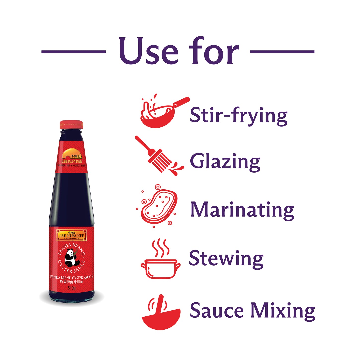 Lee Kum Kee Panda Oyster Sauce 510g