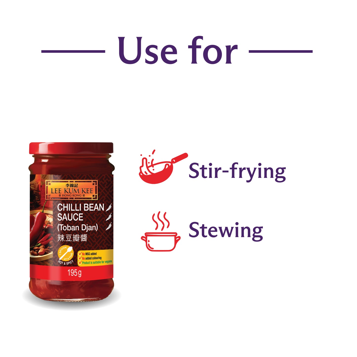 Lee Kum Kee Chilli Bean Sauce (Toban Djan) 195g