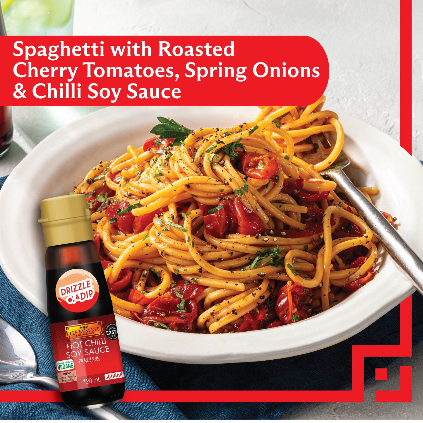 Lee Kum Kee Hot Chilli Soy Sauce 120ml