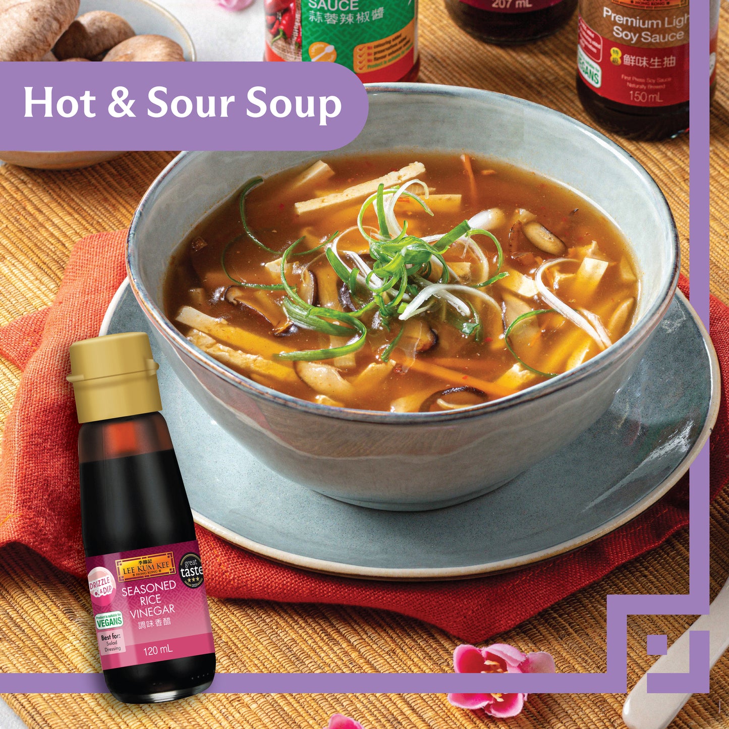 Lee Kum Kee Seasoned Rice Vinegar 120ml