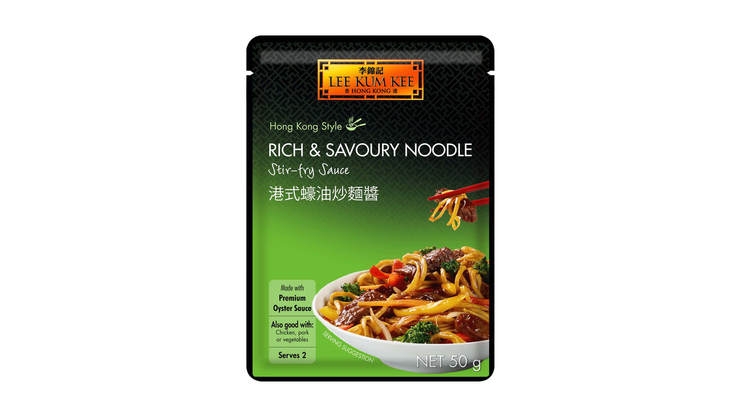 Lee Kum Kee Rich & Savoury Noodle Stir Fry Sauce 50g (Short Dated)