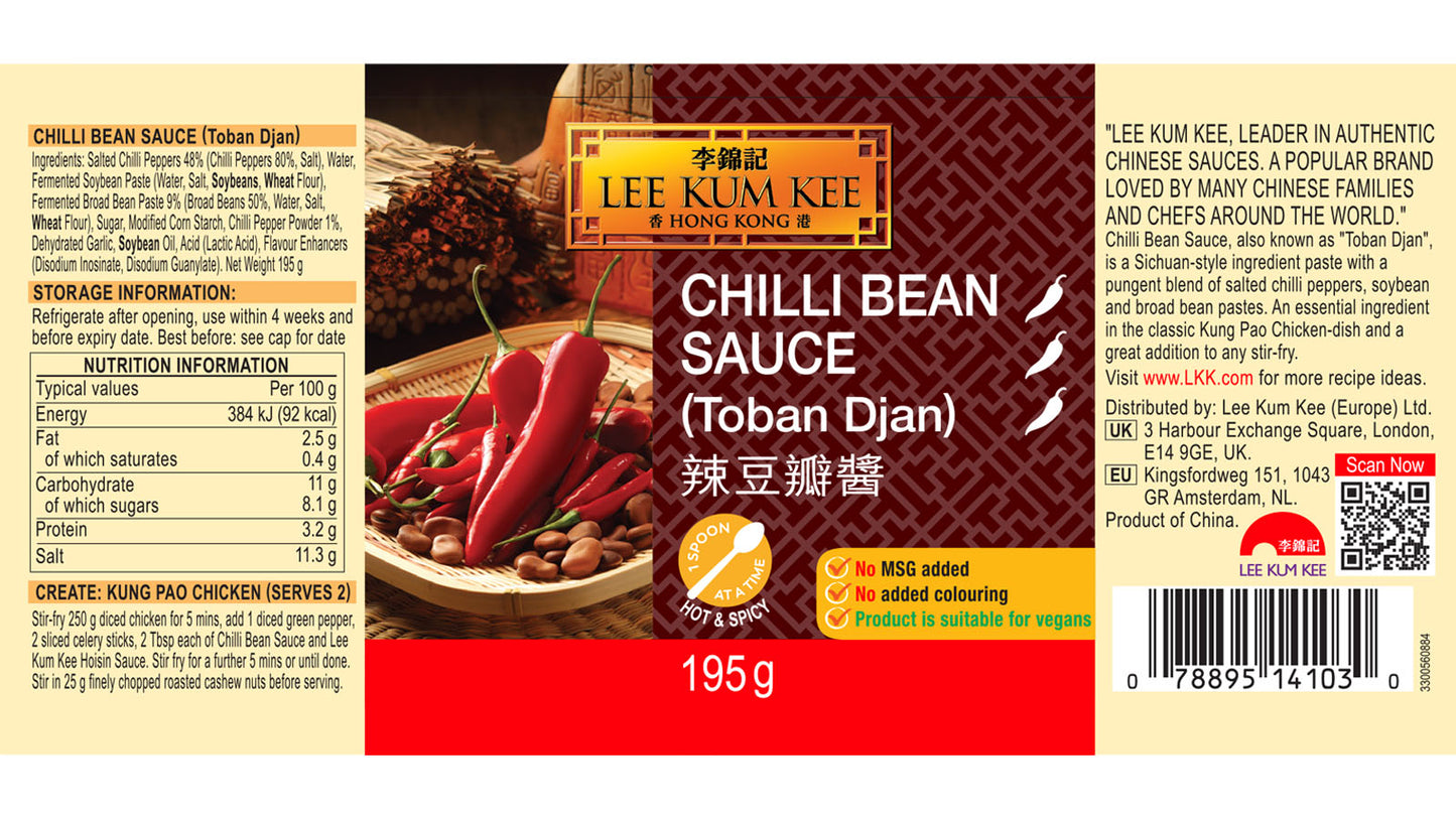 Lee Kum Kee Chilli Bean Sauce (Toban Djan) 195g