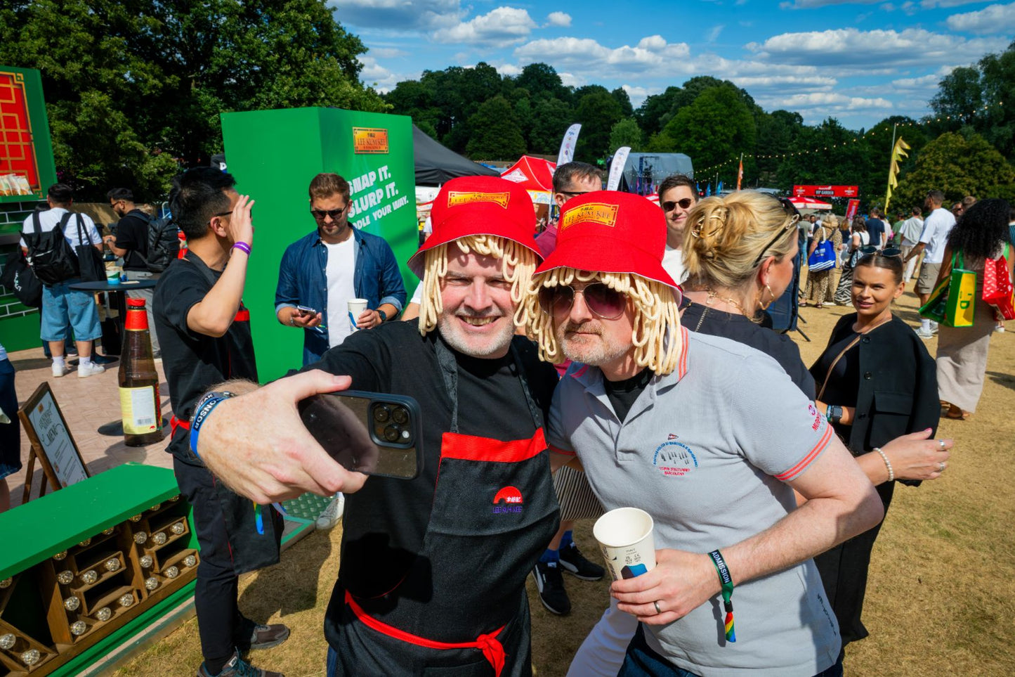 Lee Kum Kee Iconic Noodle Bucket Hat (Red)