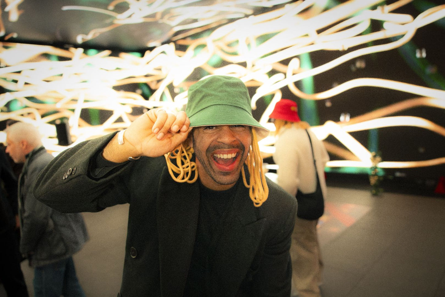 Lee Kum Kee Iconic Noodle Bucket Hat (Red)