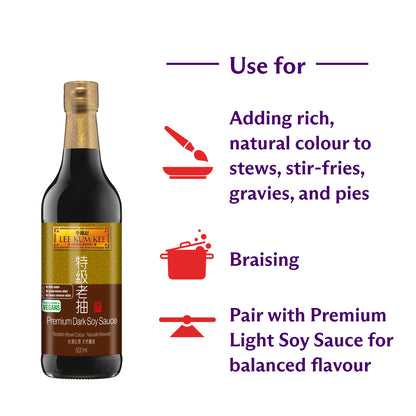 Lee Kum Kee Premium Dark Soy Sauce 500ml
