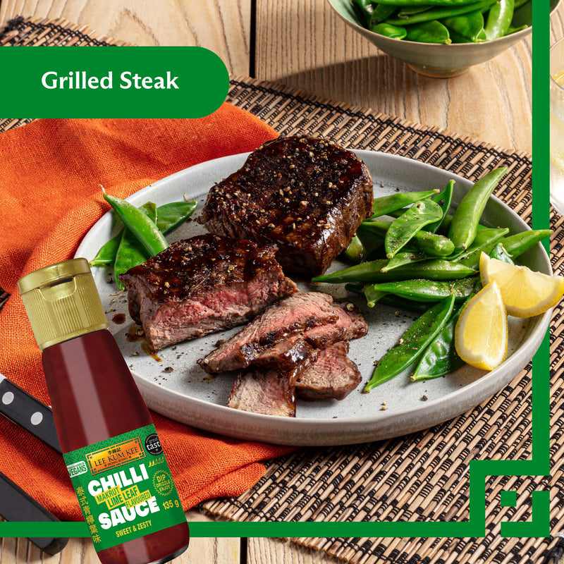 Lee Kum Kee Makrut Lime Leaf Flavoured Chilli Sauce 135g