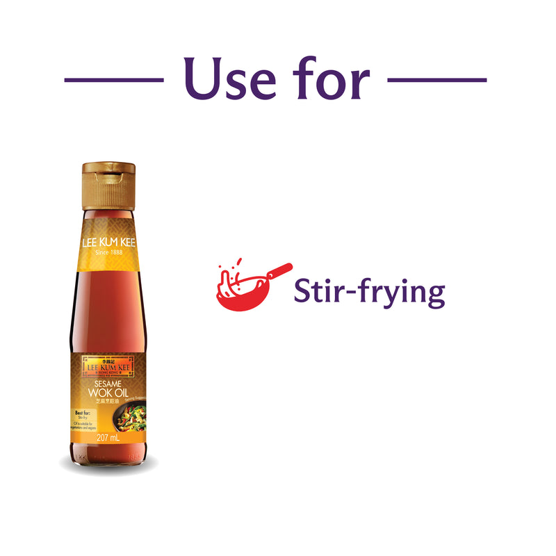 Lee Kum Kee Sesame Wok Oil 207ml (Short Dated)