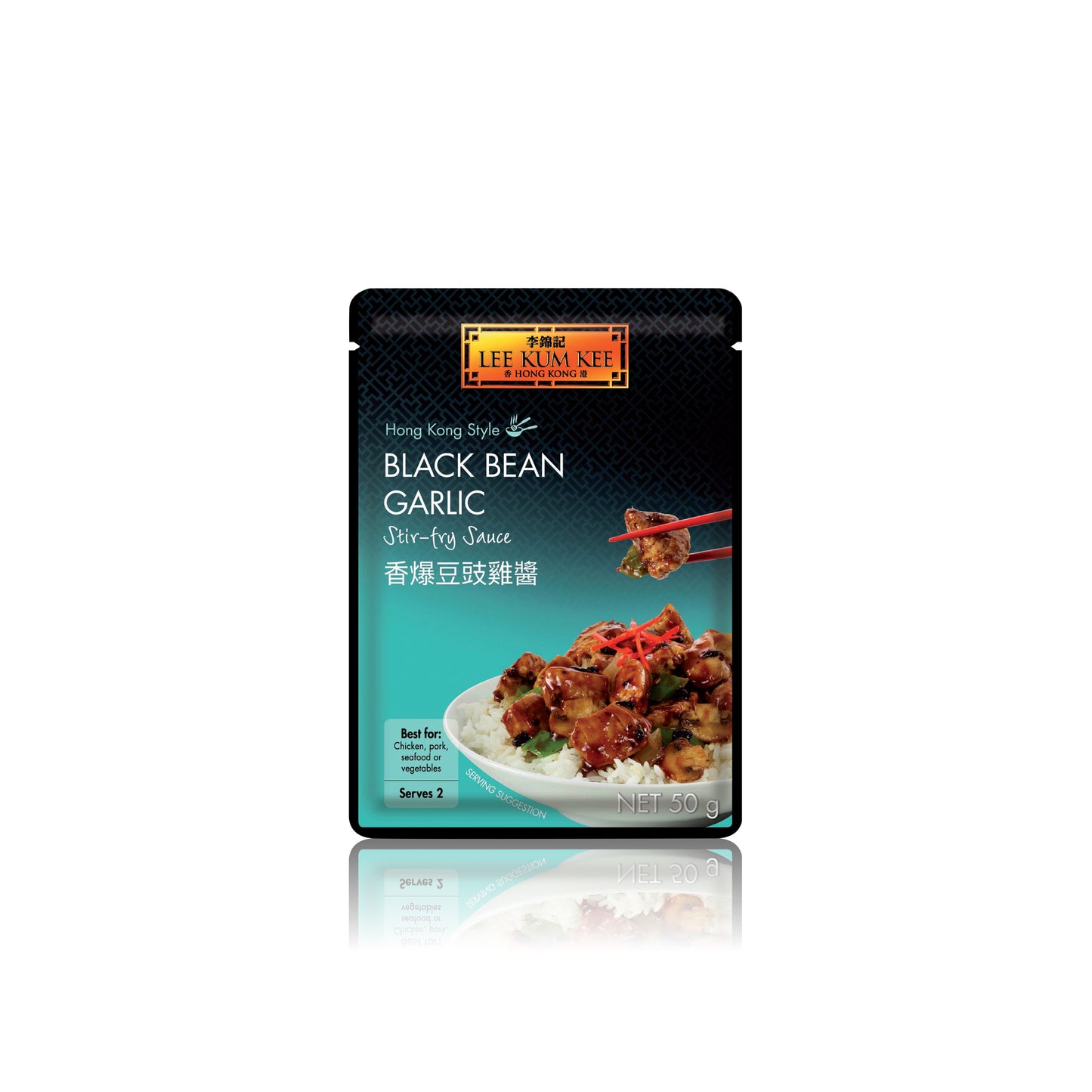 Lee Kum Kee Black Bean Stir Fry Sauce 50g (Pack of 3)