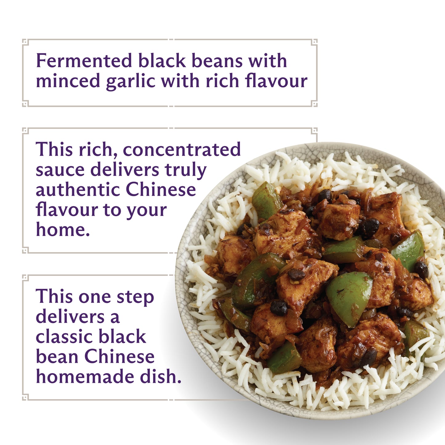 Lee Kum Kee Black Bean Stir Fry Sauce 50g (Pack of 3)