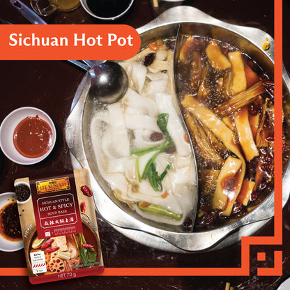 Lee Kum Kee Sichuan Style Hot & Spicy Soup Base 70g (Short Dated) (Pack of 3)