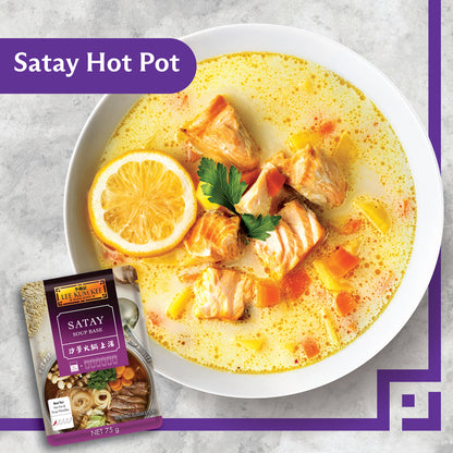 Lee Kum Kee Satay Soup Base 75g (Short Dated) (Pack of 3)
