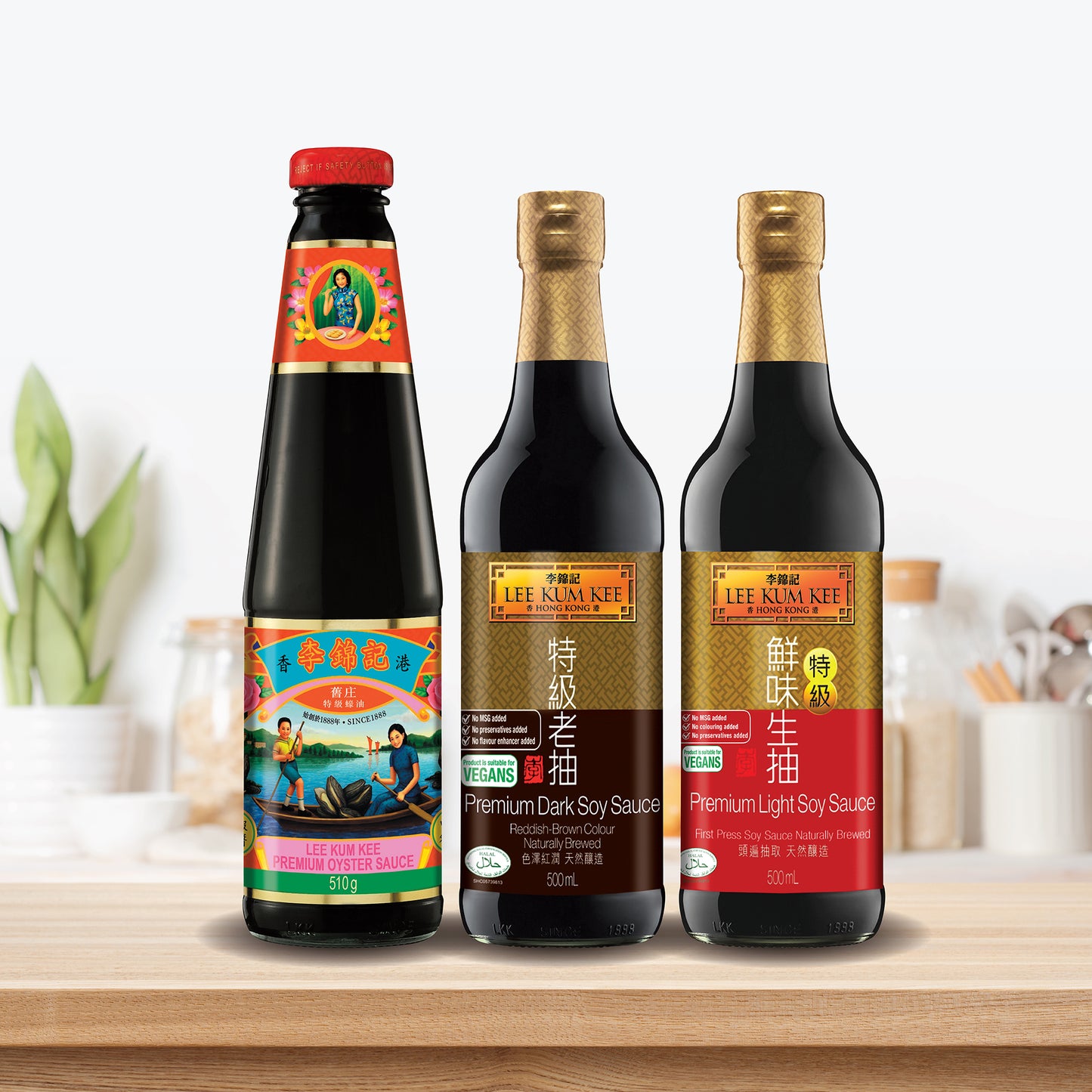 Everyday Soy and Oyster Staples