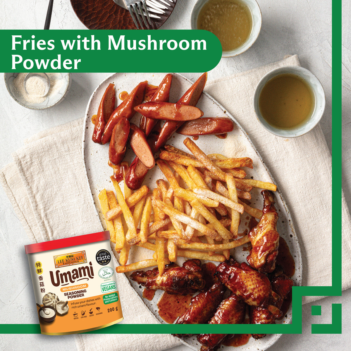 Lee Kum Kee Premium Mushroom Seasoning Powder 200g