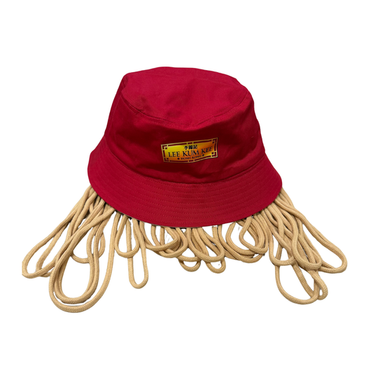 Lee Kum Kee Iconic Noodle Bucket Hat (Red)