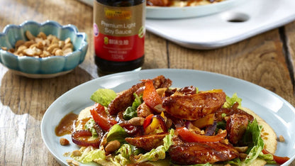 Kung Pao Fajita with Lee Kum Kee Premium Light Soy Sauce