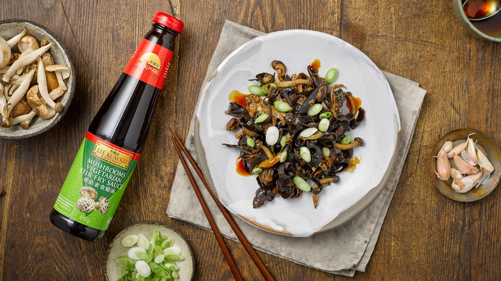 Mushrooms with Lee Kum Kee Mushroom Stir Fry Sauce